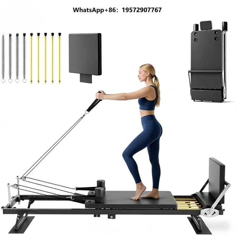 Pilates Yoga Machine - Máquina de Pilates Reformer Plegable con