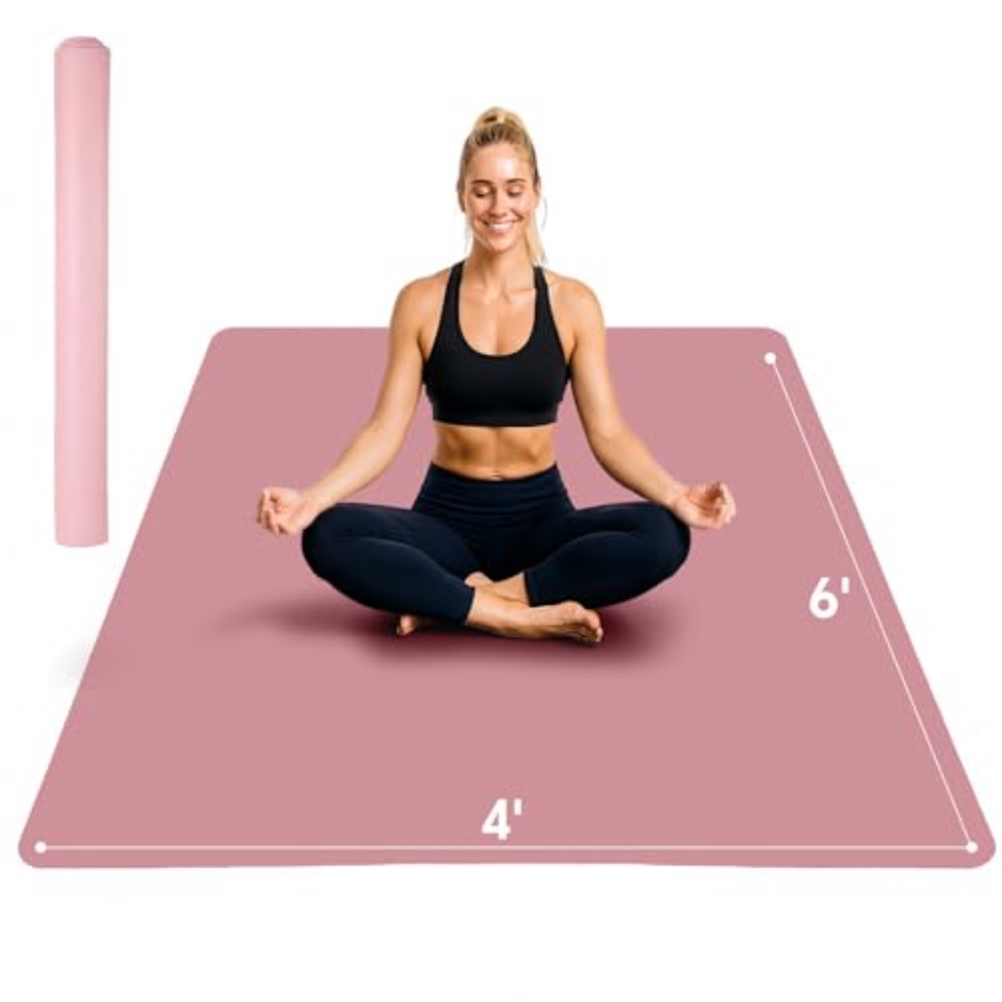 Pilates Yoga Mat Thickness - Esterilla de yoga extragrande para entrenamientos