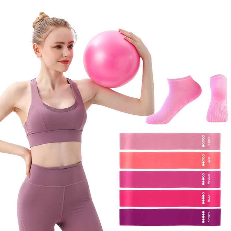 Pilates Yoga Kit - Bandas de resistencia para pelota de