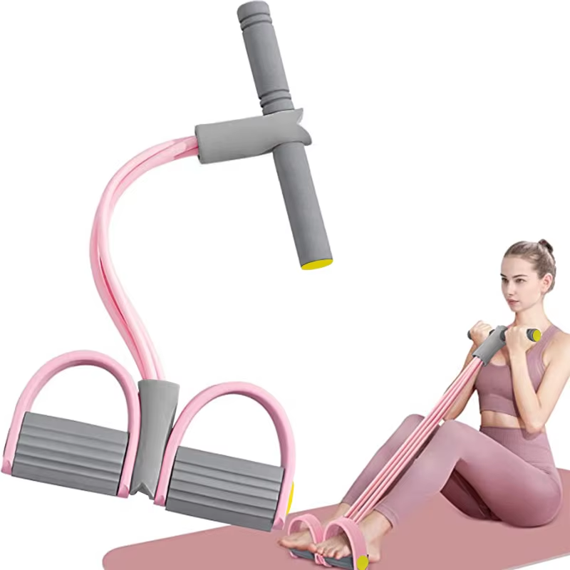 Pilates Yoga Board - Bandas de Resistencia de 4 Tubos,