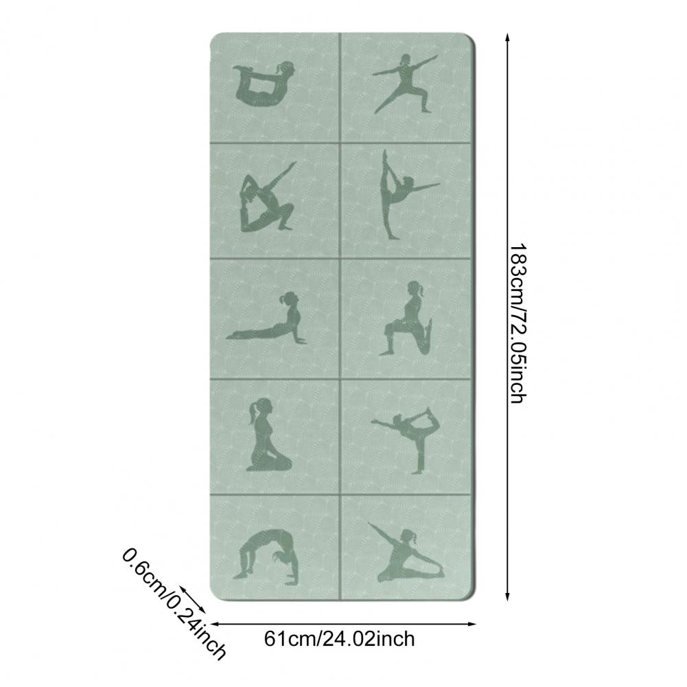 Pilates Yoga Mat Thickness - Colchoneta de Yoga Plegable, Extra Portátil