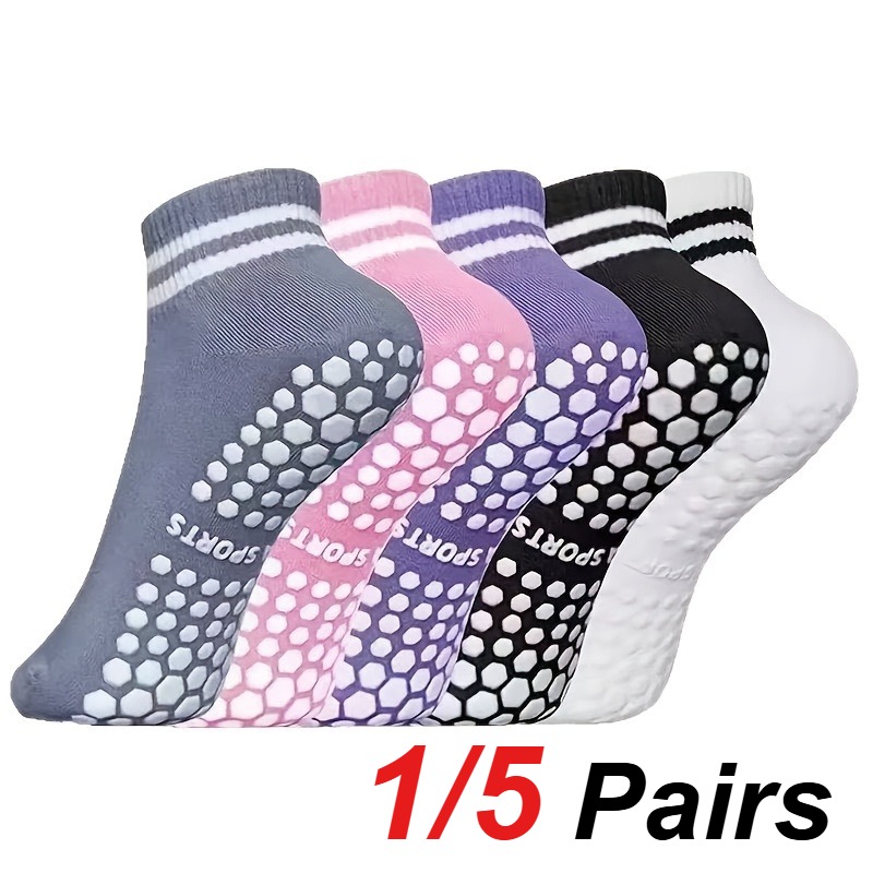 Pilates Yoga &A - 1/5 par de calcetines de silicona