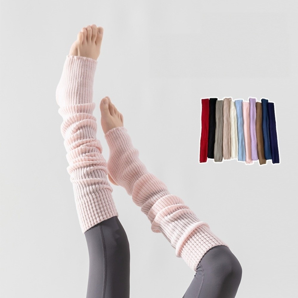 Pilates Yoga Footwear - Calentadores de piernas hasta la rodilla