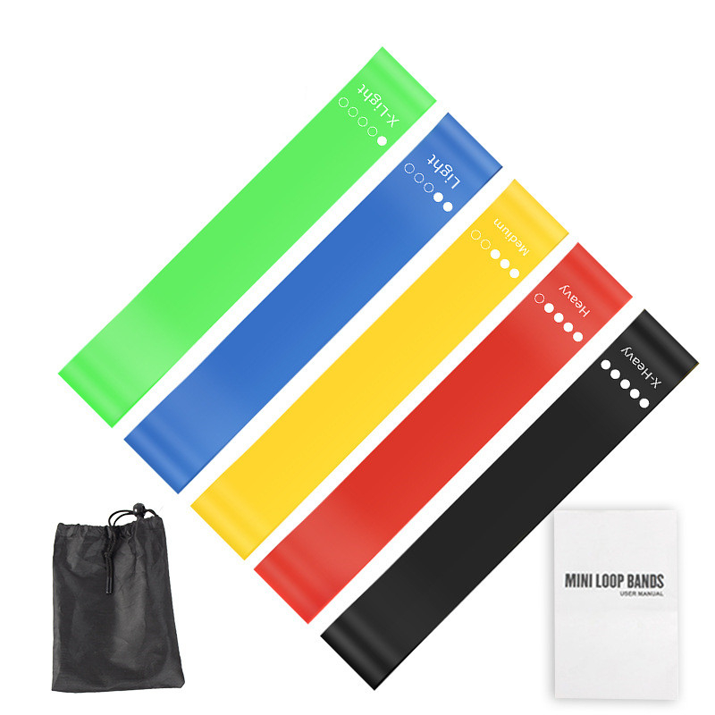 Pilates Yoga Board - Juego de 5 Bandas de Resistencia