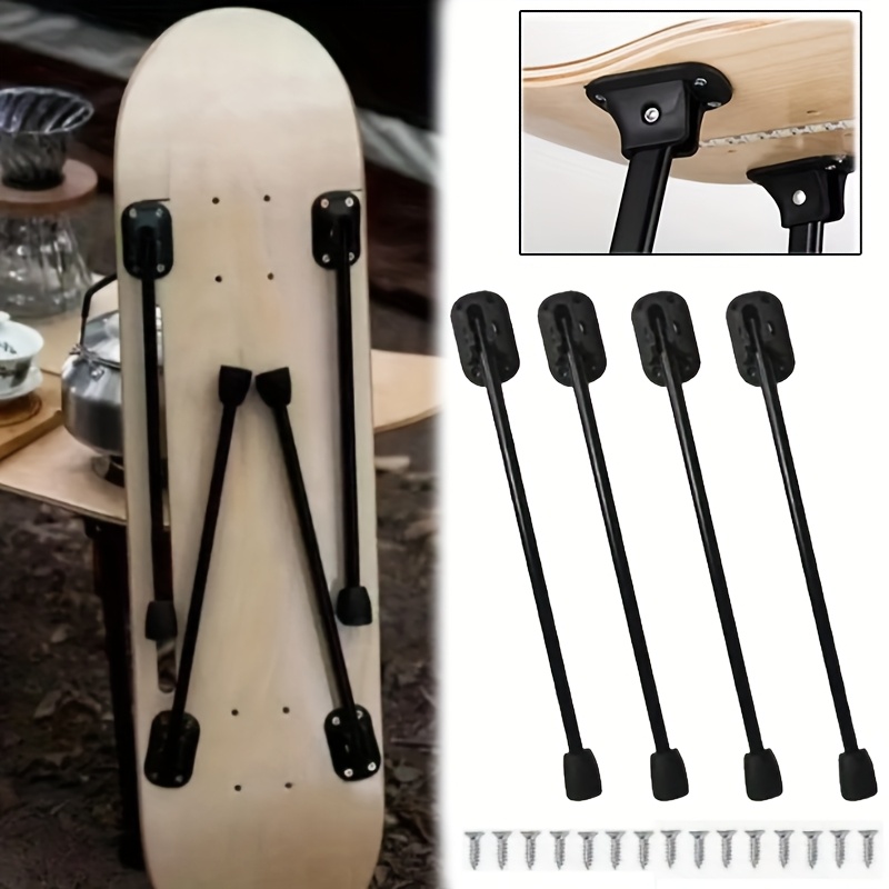 Inversion Table Fold - 4 Patas Metálicas Plegables para Mesa,