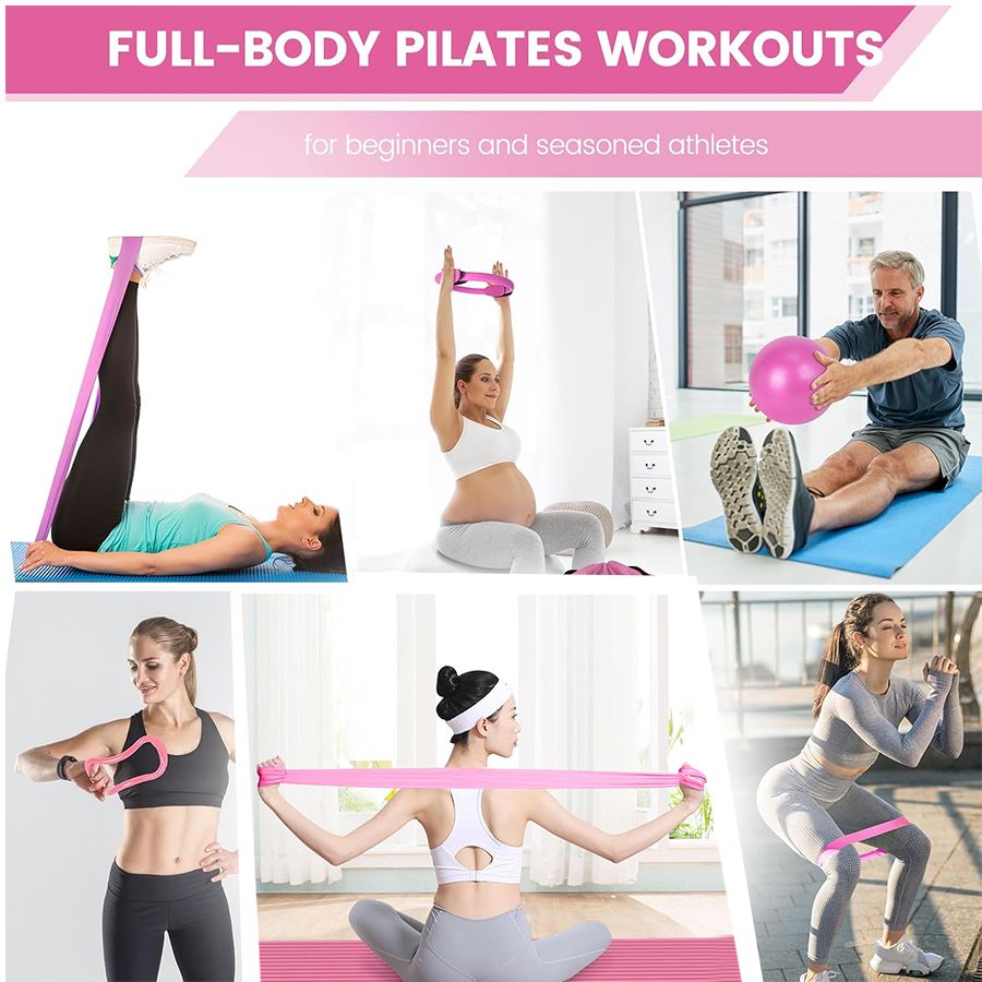 Kit básico de Pilates de cinco - Pilates Yoga Kit reseña y precio