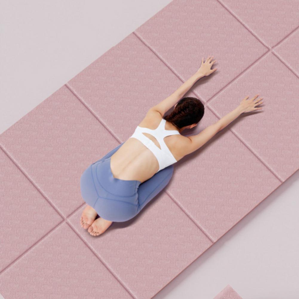 Colchoneta de Yoga Plegable, E - Pilates Yoga Mat Thickness reseña y precio