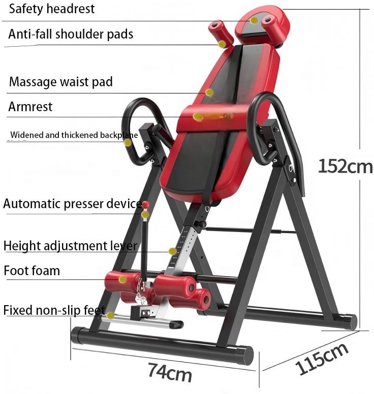 Nuevo Equipo de Gimnasio en Ca - Inversion Table Fold reseña y precio