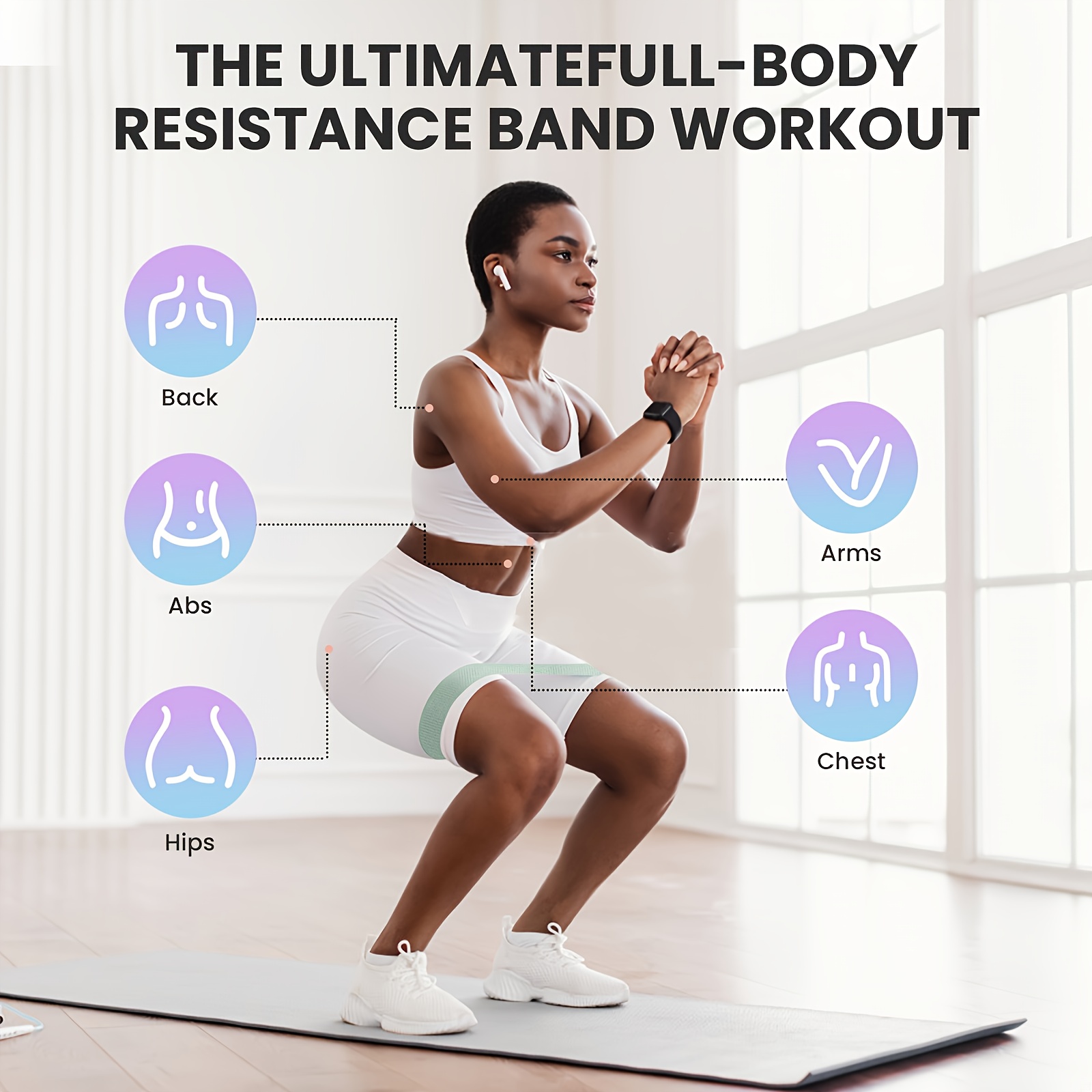 1 unidad/4 unidades de bandas  - Pilates Yoga Board reseña y precio