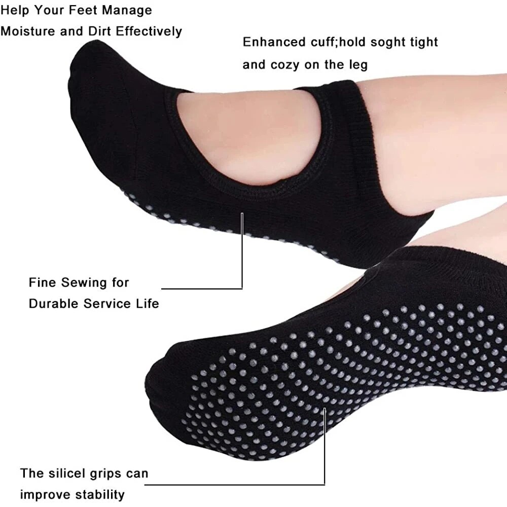 Calcetines de Yoga de alta cal - Pilates Yoga &A reseña y precio