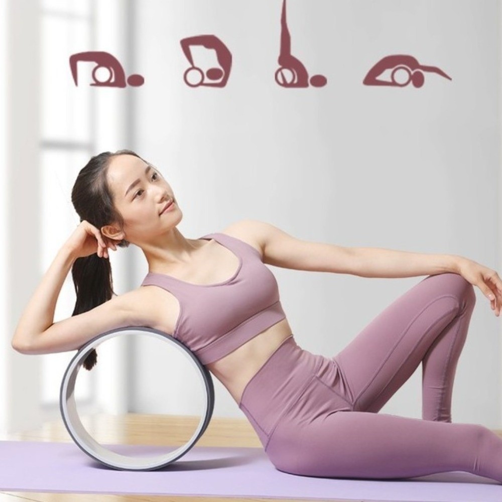 Rueda de Yoga para masaje musc - Pilates Yoga Wheel reseña y precio