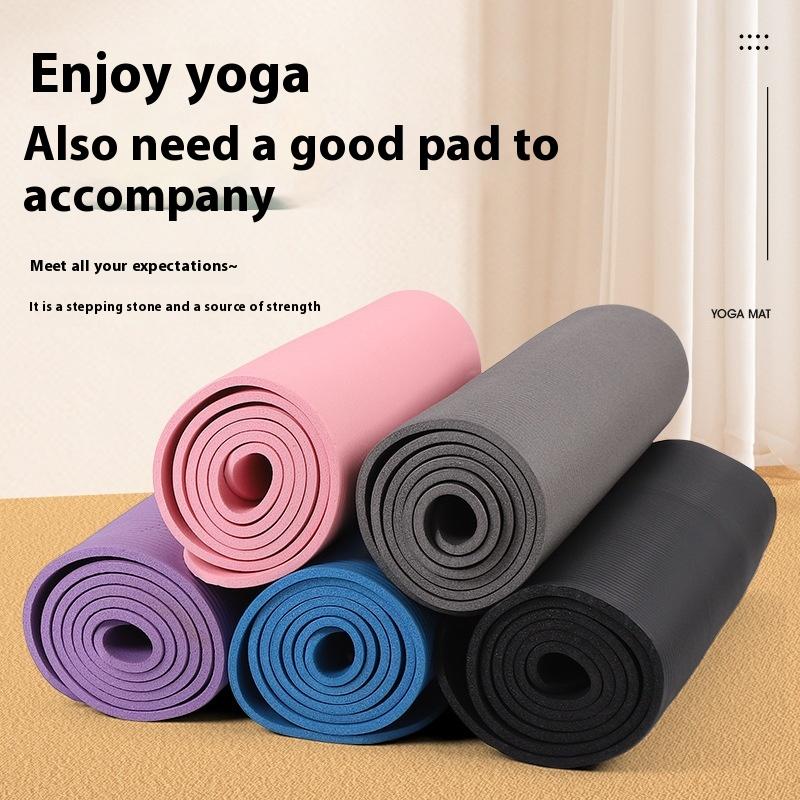 Estera de Yoga gruesa antidesl - Pilates Yoga Mat Thickness reseña y precio
