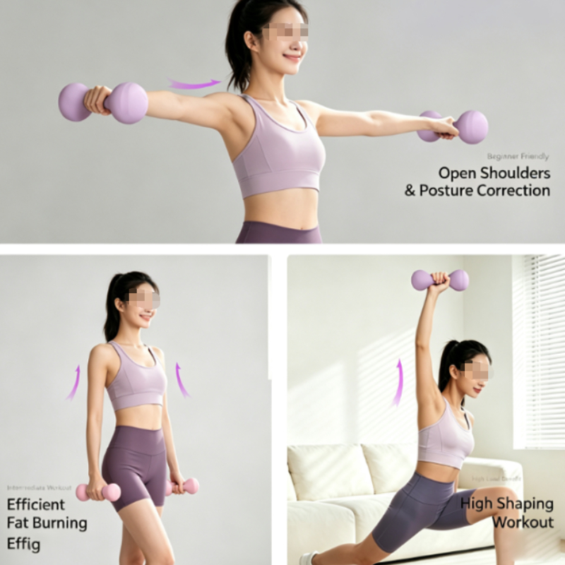 Mancuernas de Fitness para Muj - Pilates Yoga Tone reseña y precio