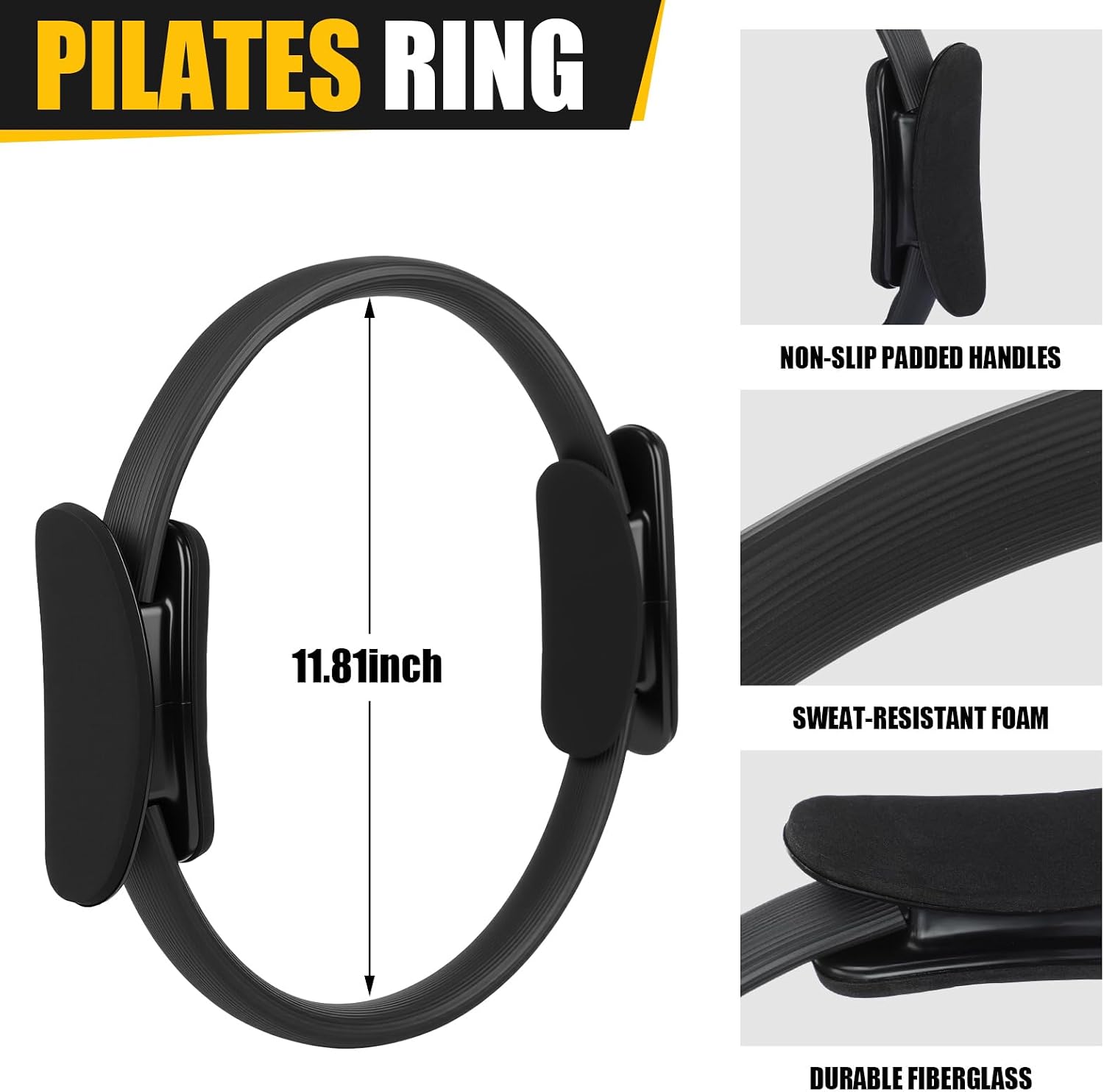 Juego de 18 anillos y pelotas  - Pilates Yoga Tone reseña y precio