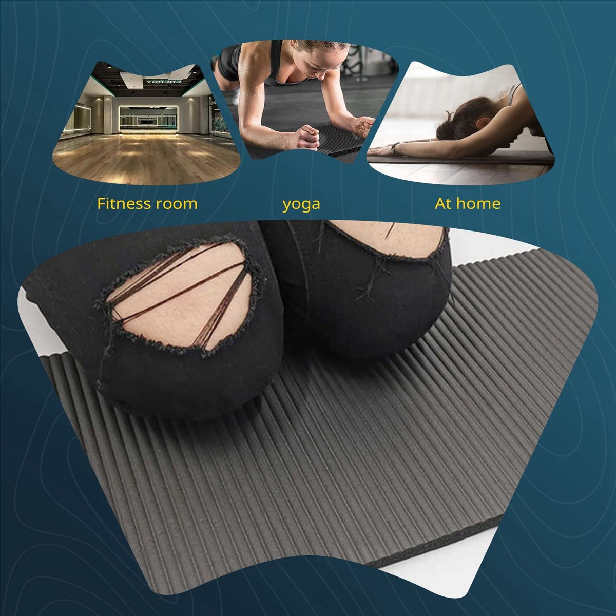 Doings Tapete de Yoga de 15 mm - Pilates Yoga Mat Thickness reseña y precio