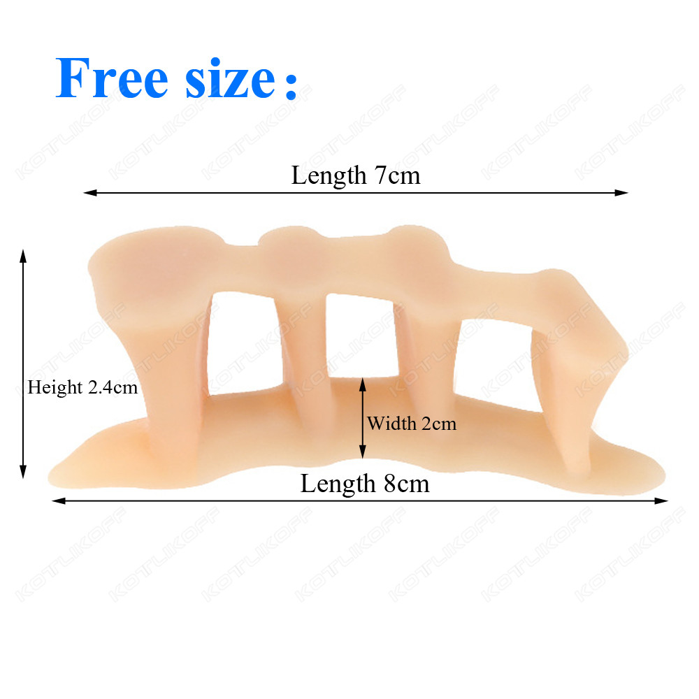 Separador protector de dedos d - Toe Separator Silicon reseña y precio