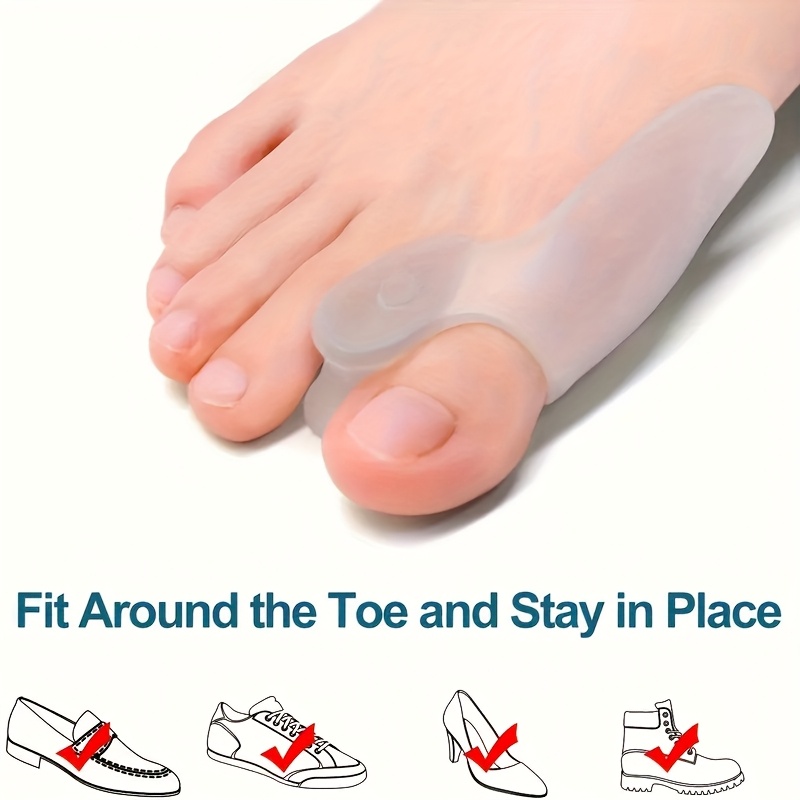 1 par de fundas de silicona pa - Toe Separator Silicon reseña y precio