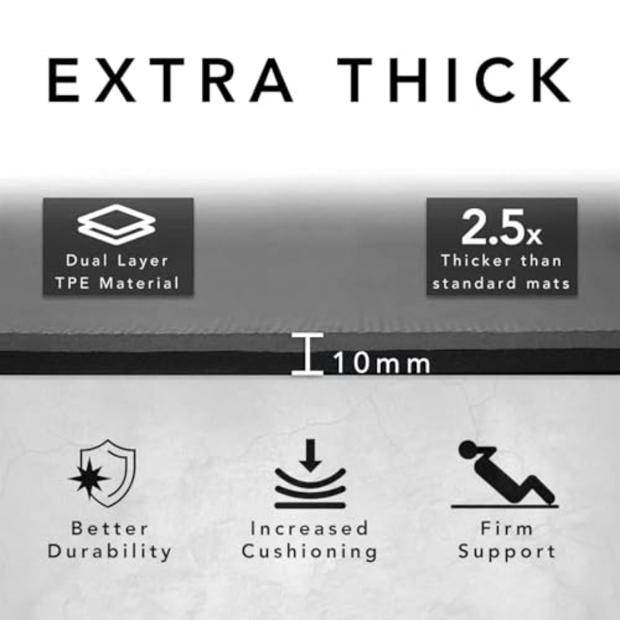Tapete de Ejercicio Grande, Ex - Pilates Yoga Mat Thickness reseña y precio