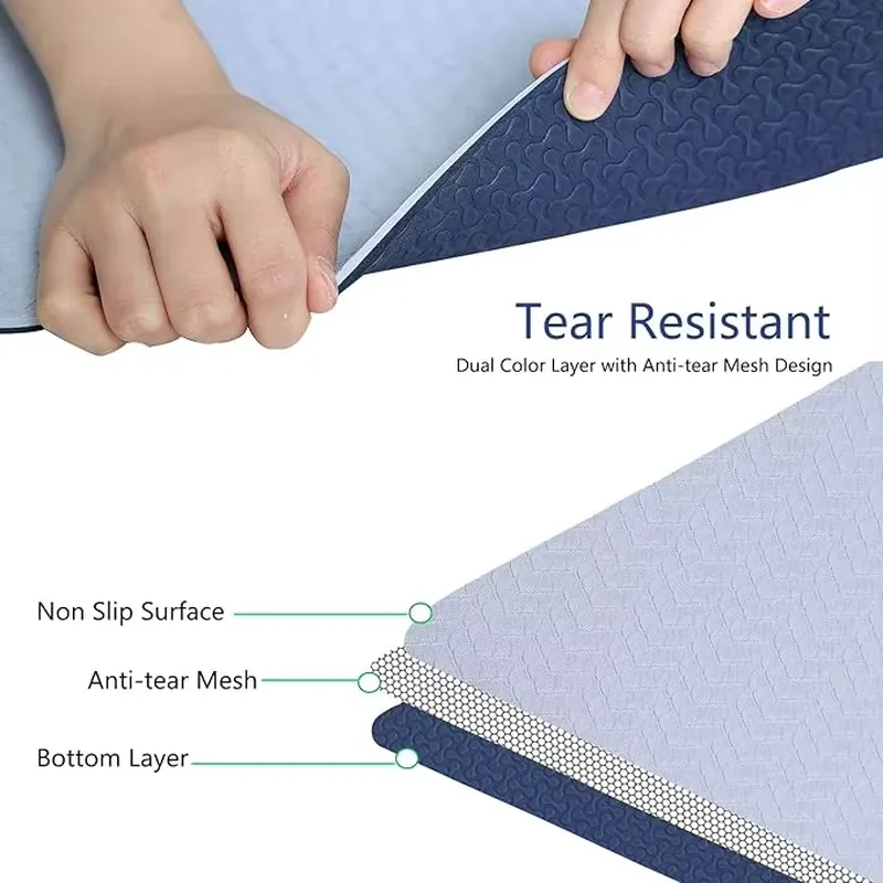 Tapete de Pilates TPE Antidesl - Pilates Yoga Mat Thickness reseña y precio