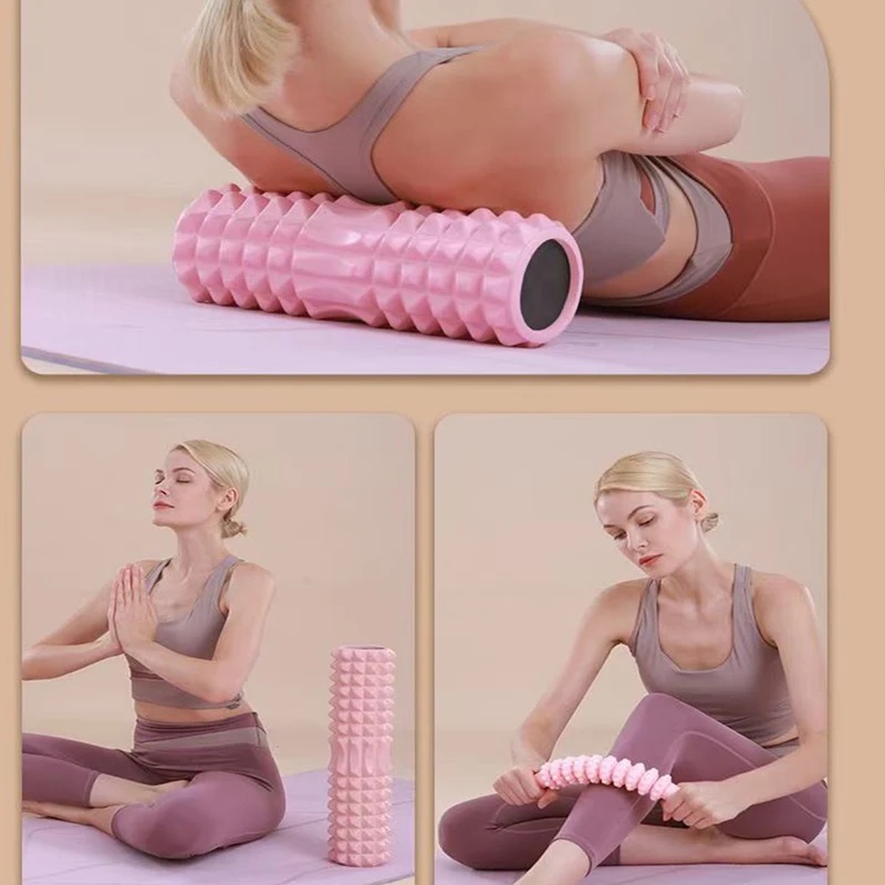 Rodillo de Espuma Hueco de 45  - Pilates Yoga Wheel reseña y precio