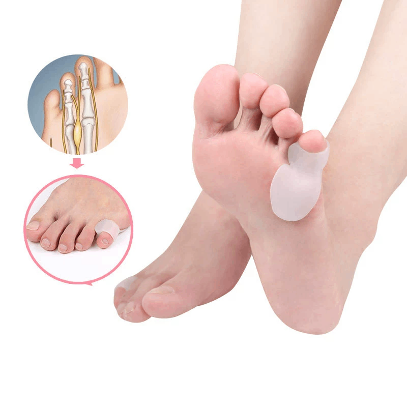 1/2/5 pares Pinky Toe Protecto - Toe Separator Silicon reseña y precio