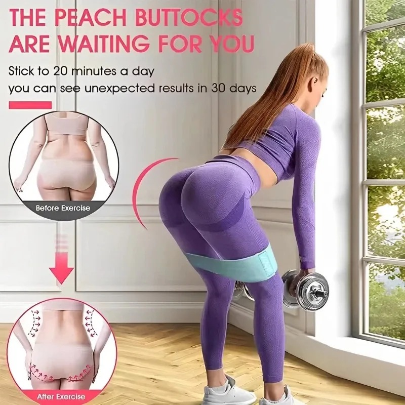 3 Bandas Elásticas de Tela par - Pilates Yoga Board reseña y precio