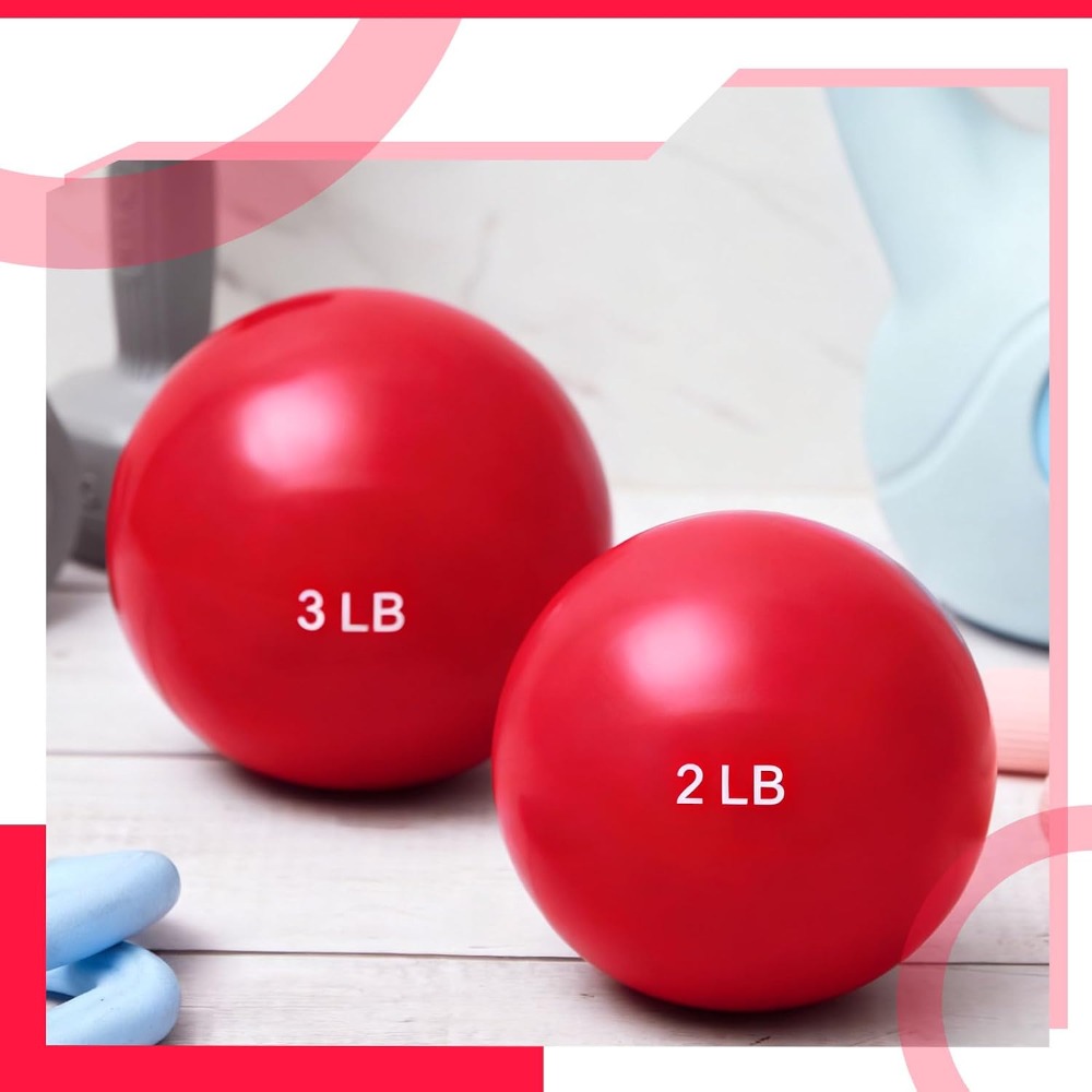 Pelotas de Ejercicio con Peso  - Pilates Yoga Tone reseña y precio