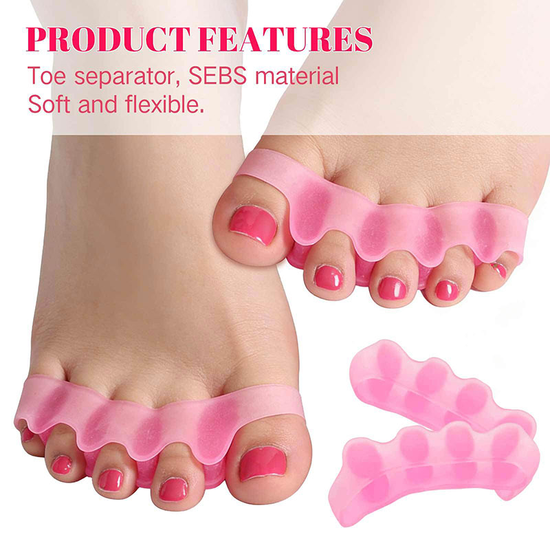 1 Par de Separadores de Dedos  - Toe Separator Silicon reseña y precio