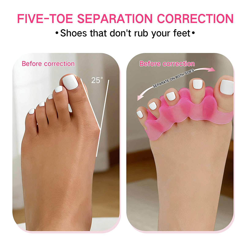 1 Par de Separadores de Dedos  - Toe Separator Silicon reseña y precio