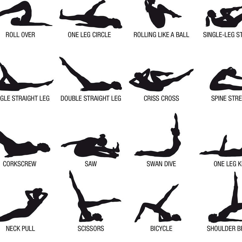 Póster de Lona sin Marco para  - Pilates Yoga &A reseña y precio