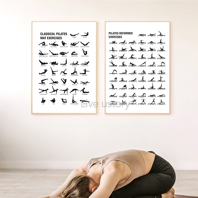 Póster de Lona sin Marco para  - Pilates Yoga &A reseña y precio