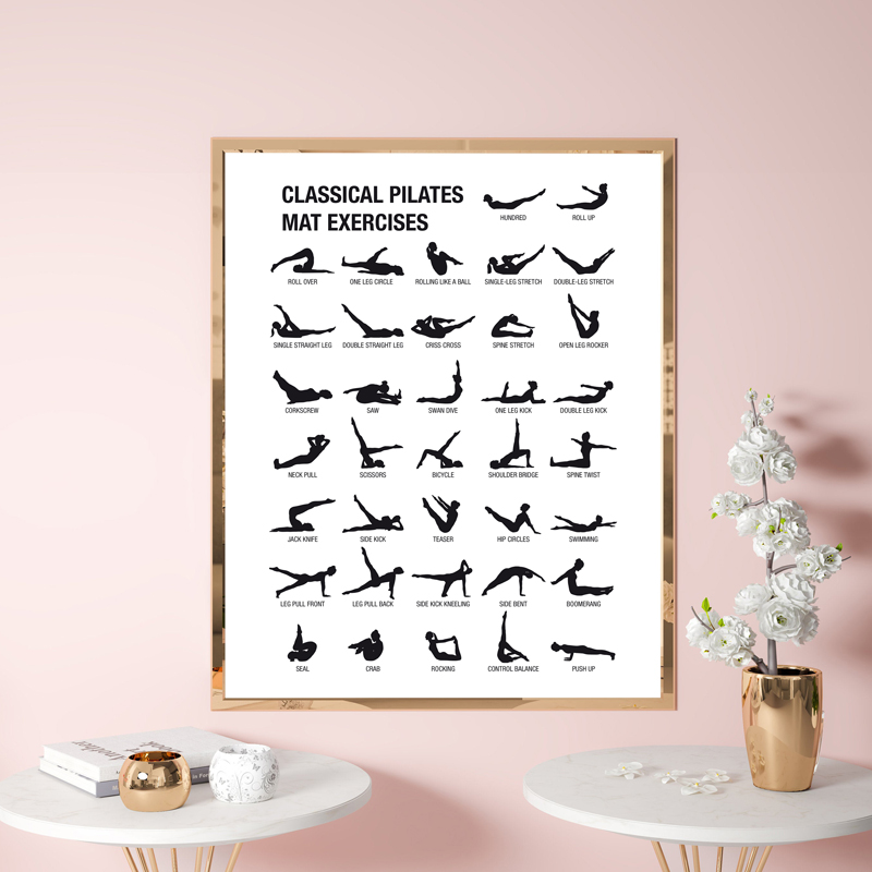 Póster de Lona sin Marco para  - Pilates Yoga &A reseña y precio