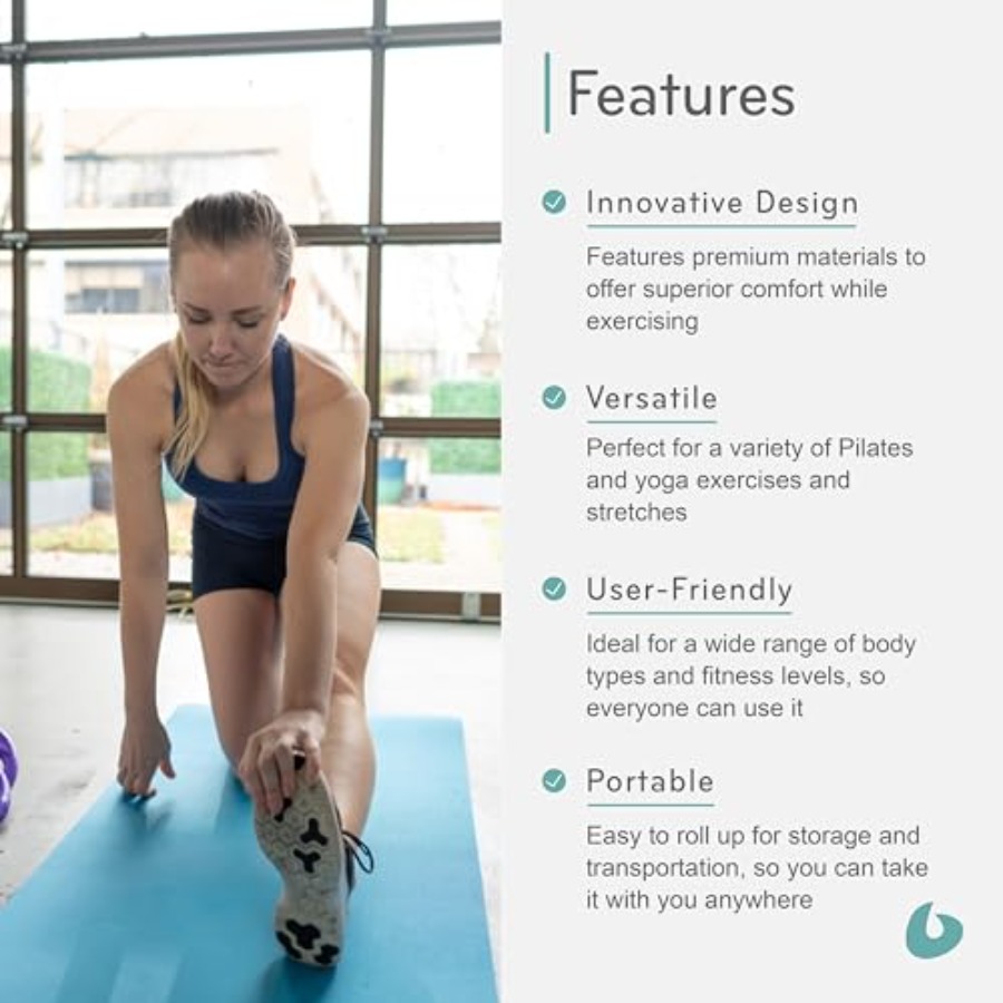 Colchoneta de Pilates y yoga p - Pilates Yoga Mat Thickness reseña y precio