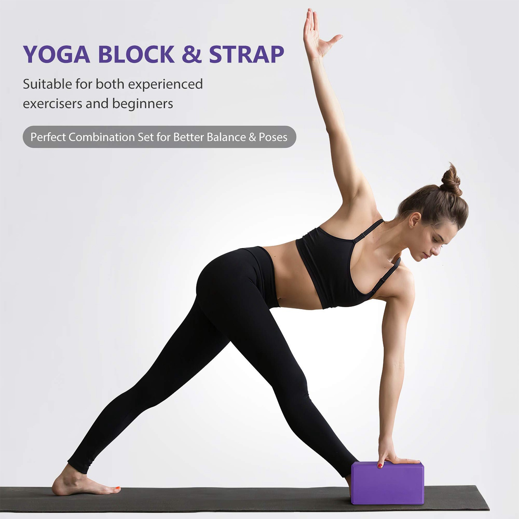 AEB0-Conjunto de bloques y cor - Pilates Yoga Tone reseña y precio