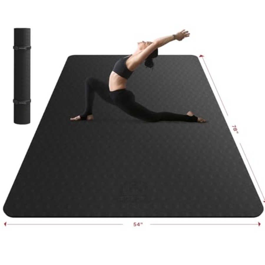 Esterilla de yoga extragrande  - Pilates Yoga Mat Thickness reseña y precio