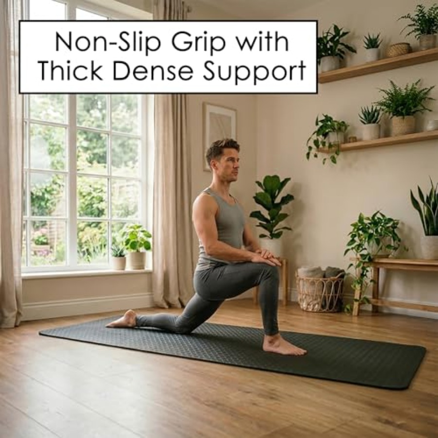 Esterilla de yoga para entrena - Pilates Yoga Mat Thickness reseña y precio