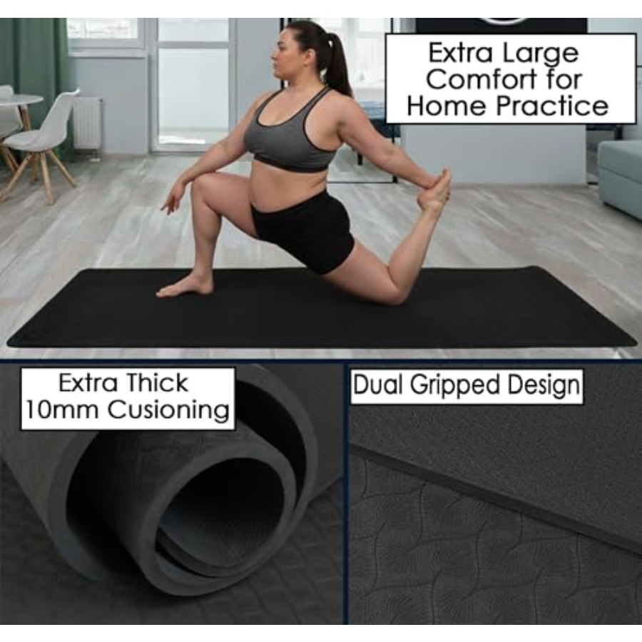 Esterilla de yoga para entrena - Pilates Yoga Mat Thickness reseña y precio