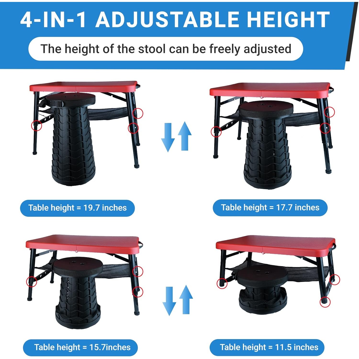 Juego de mesa y taburetes pleg - Inversion Table Fold reseña y precio