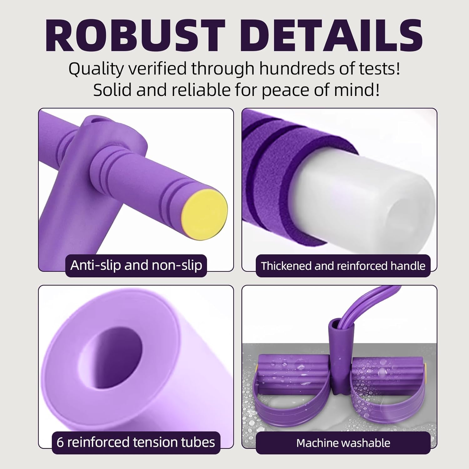 Banda de resistencia de 4 tubo - Pilates Yoga Board reseña y precio